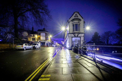 Norwich at night