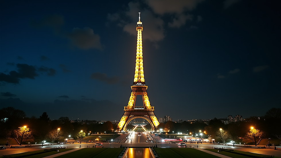 Experience Cinematic Paris Night Shots in 360: Nighttime Rolling Shots