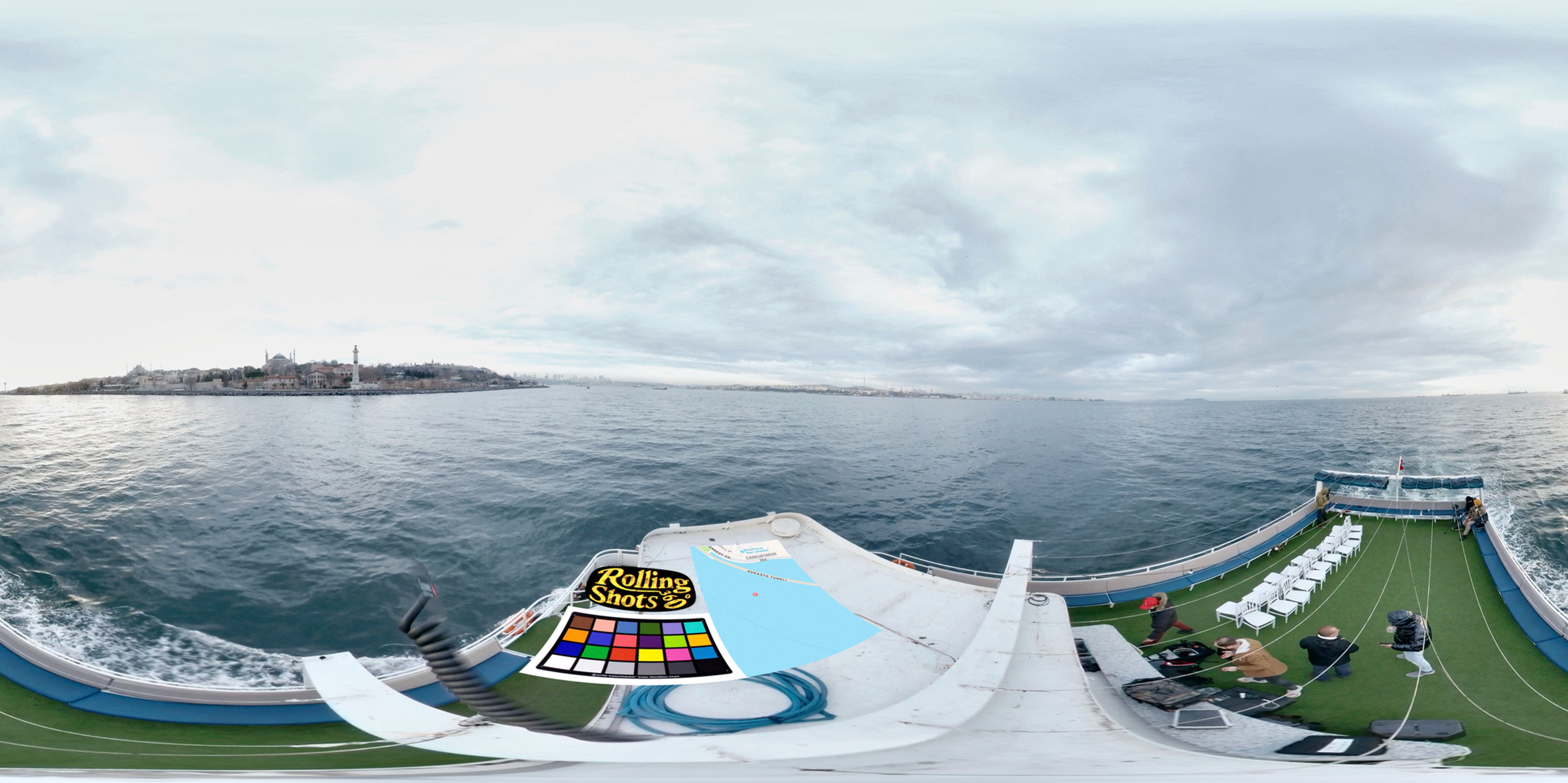 VR360 Türkiye Istambul bosphorus tour to galata bridge