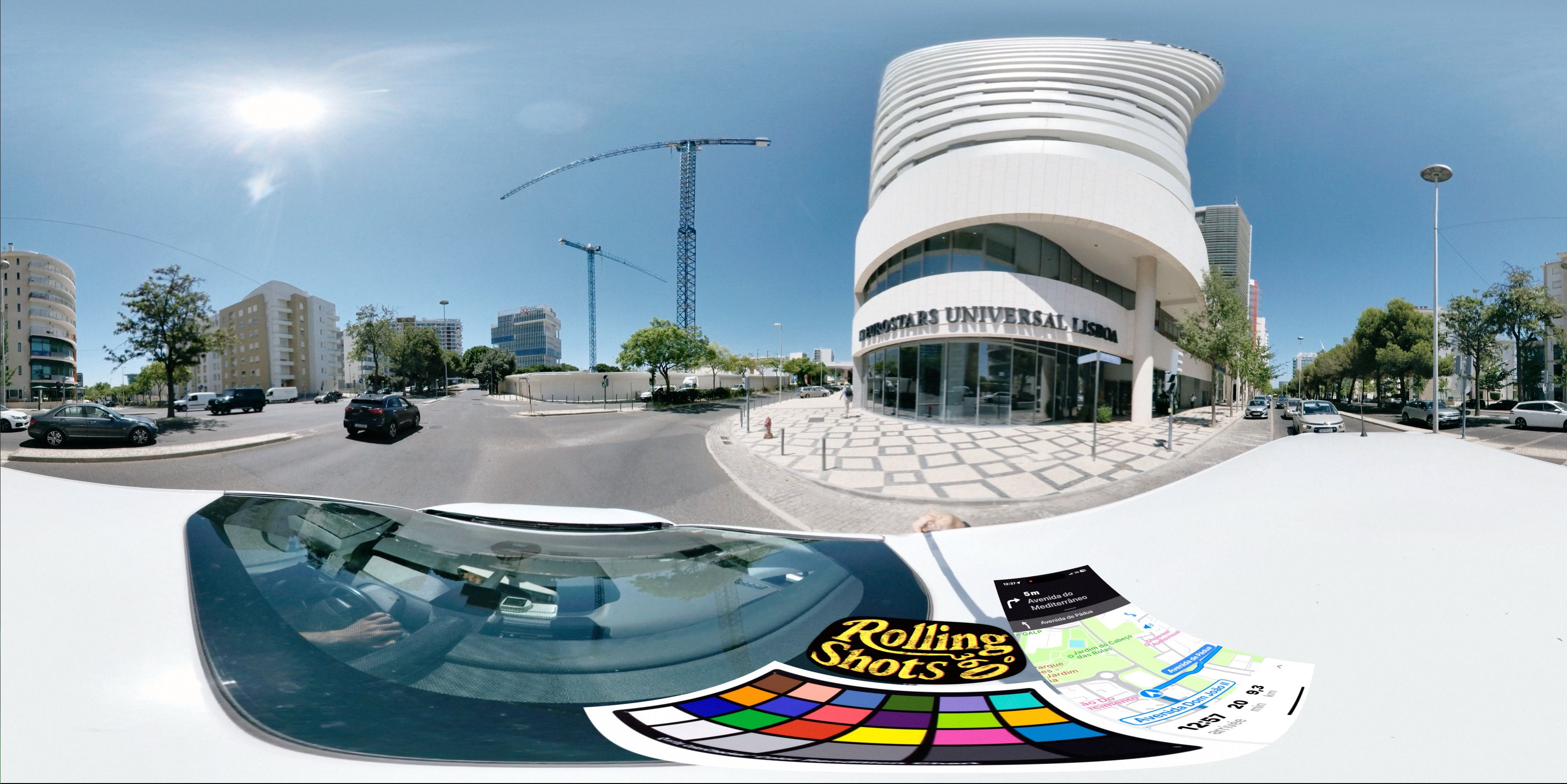 VR360 Portugal Lisbon Avenisad dom Joao II to Avenida inf D henrique