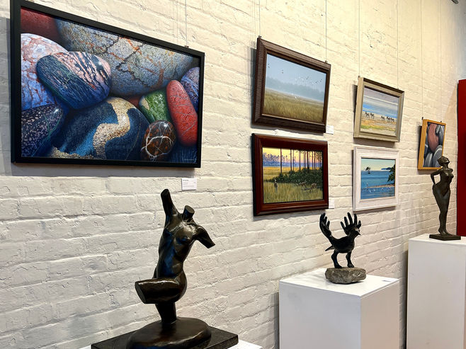 Install photos of the The Art of John Agnew show