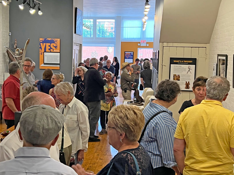 Event photos from the YES, But is it Art? show