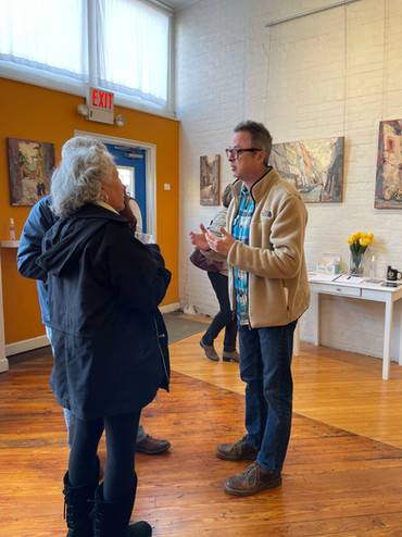Event photos from the Donna Talerico: Absinthe & Abstracts show