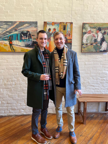 Event photos from the Donna Talerico: Absinthe & Abstracts show