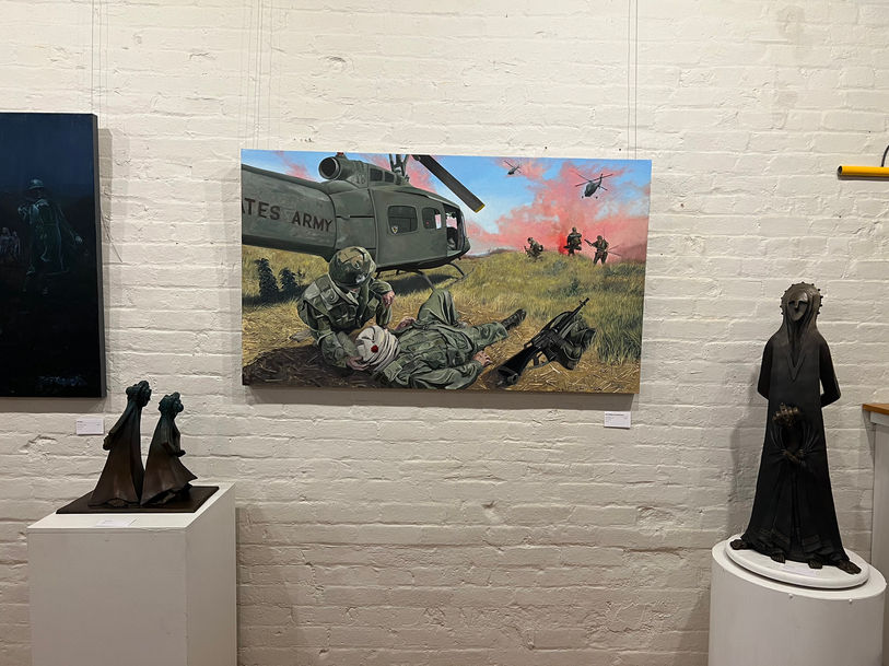 Install photos from the Kevin Muente: Promised Land show
