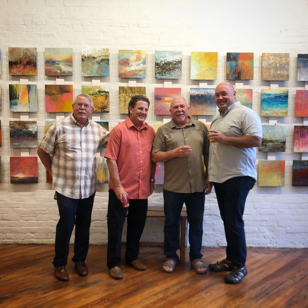 Install photos from the John Metz: Be Still show