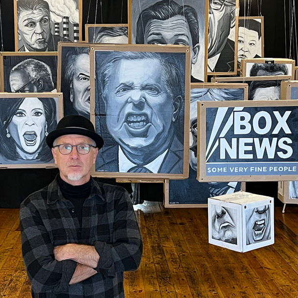 Install photos from the TRASH TALK show