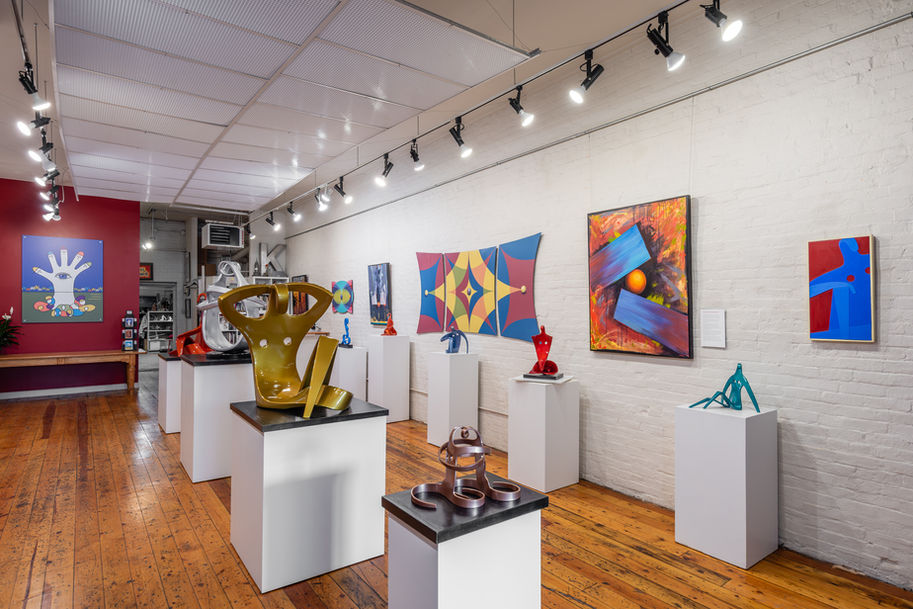 Install photos from the 5th Anniversary: What Have I Done? show