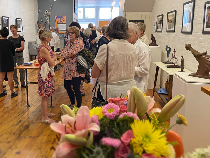 Event photos from the YES, But is it Art? show