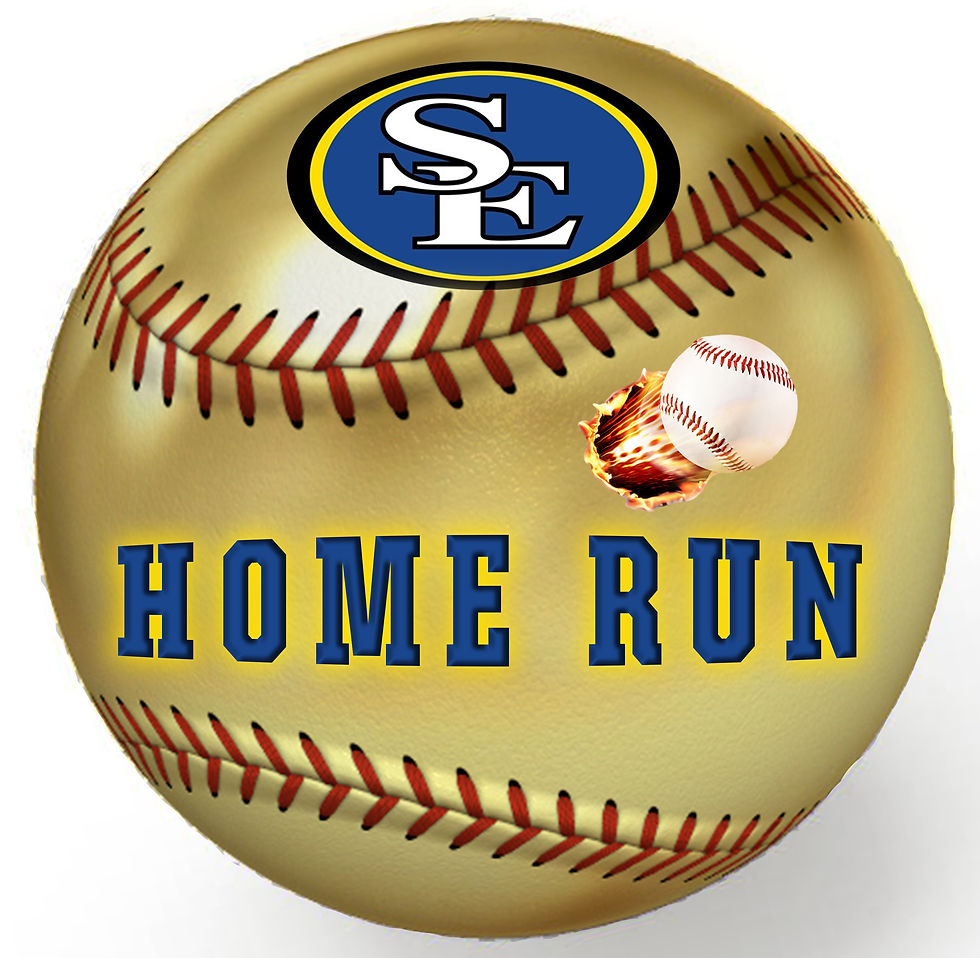 GOLD BASEBALL HOME RUN