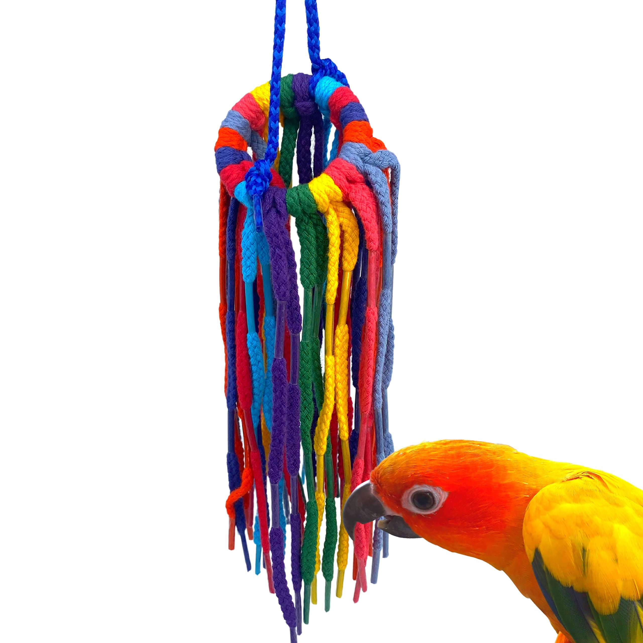 Bonka Bird Toys 51214 Small Aglet Heaven Parrot Bird Toy 11.00" High X 2.25" Wid