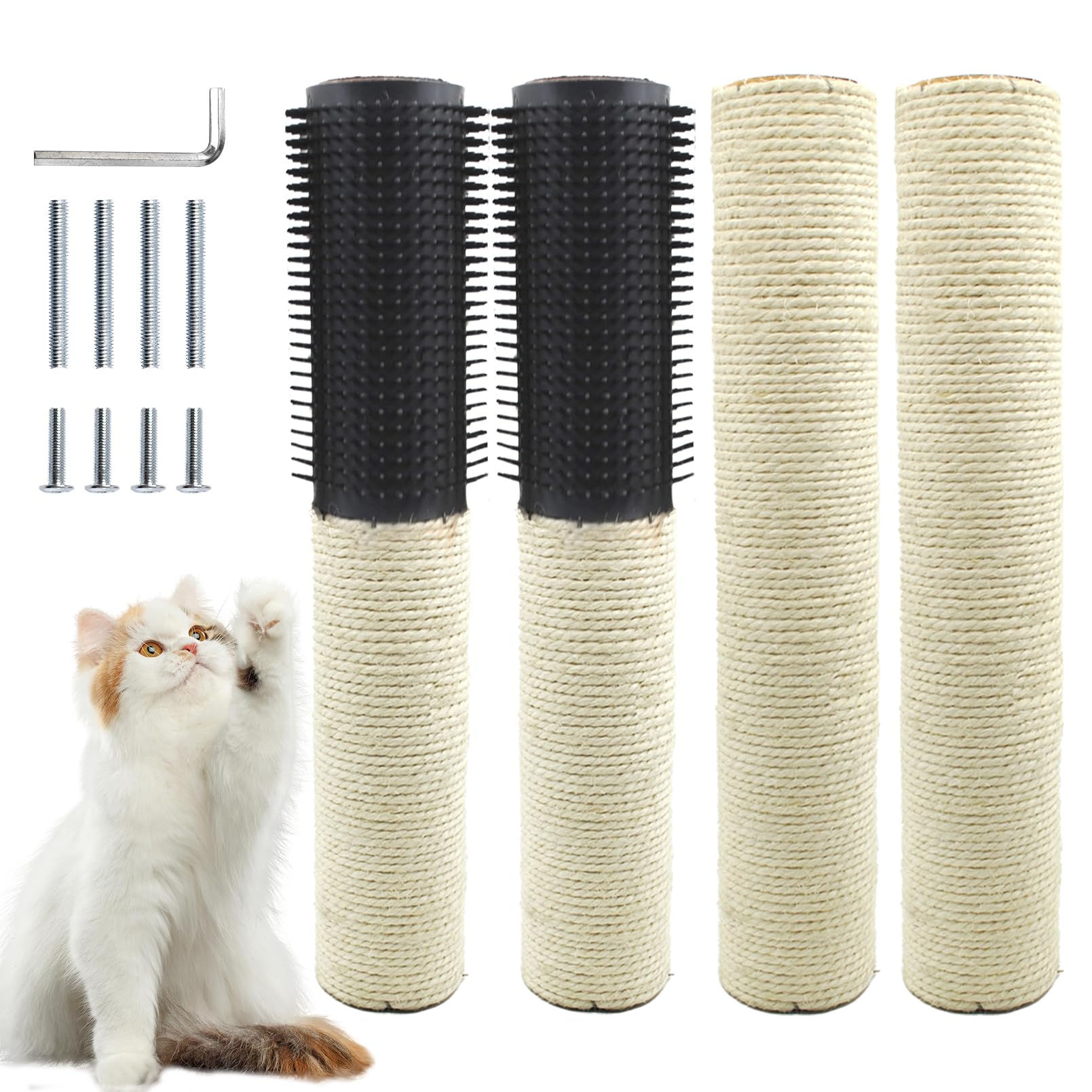 MUYG Cat Scratching Post Replacement15.7 in M8 Cat Tower Replacement Poles with