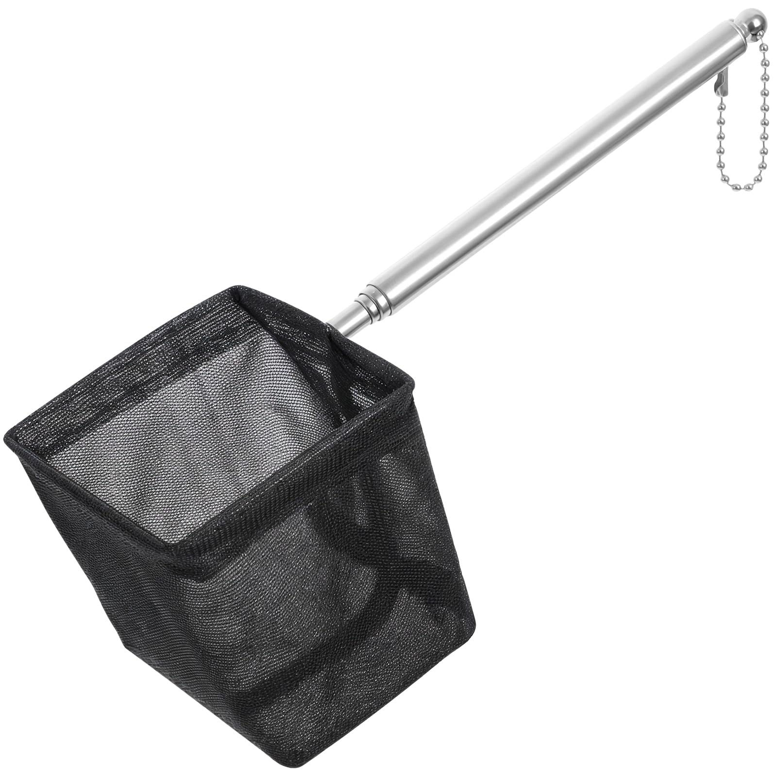 JIEYAO Aquarium Fish Net with Extendable Handle 2.5" Tiny Fish Tank Net Small So