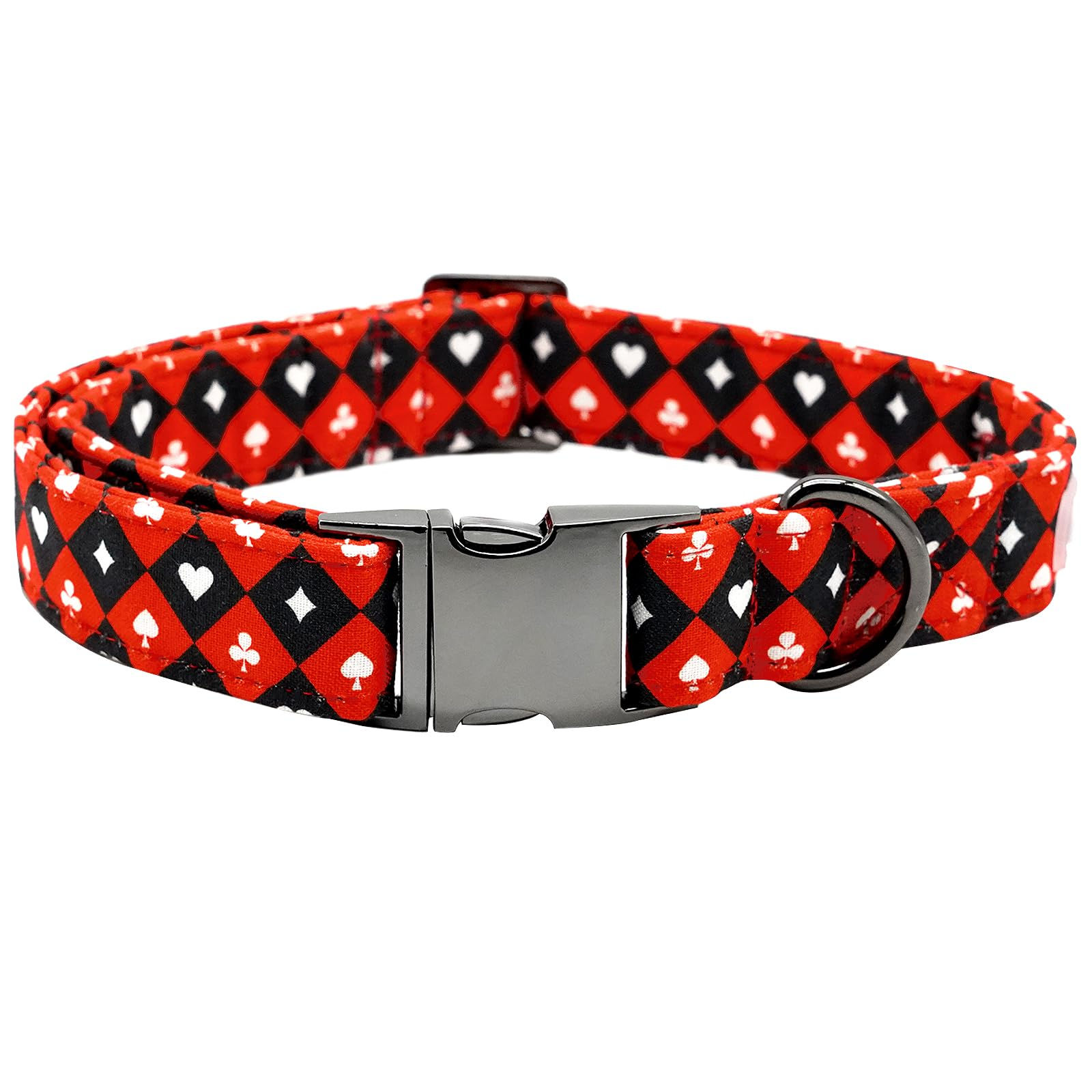 Classic Card Suit Dog Collar