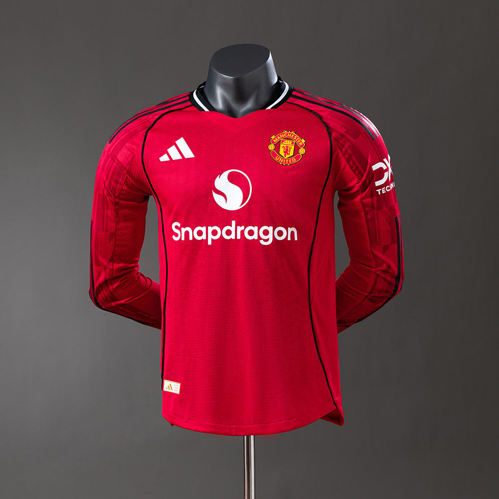 Maillot Manchester United 2026 – Domicile Manche Longue Version Joueur