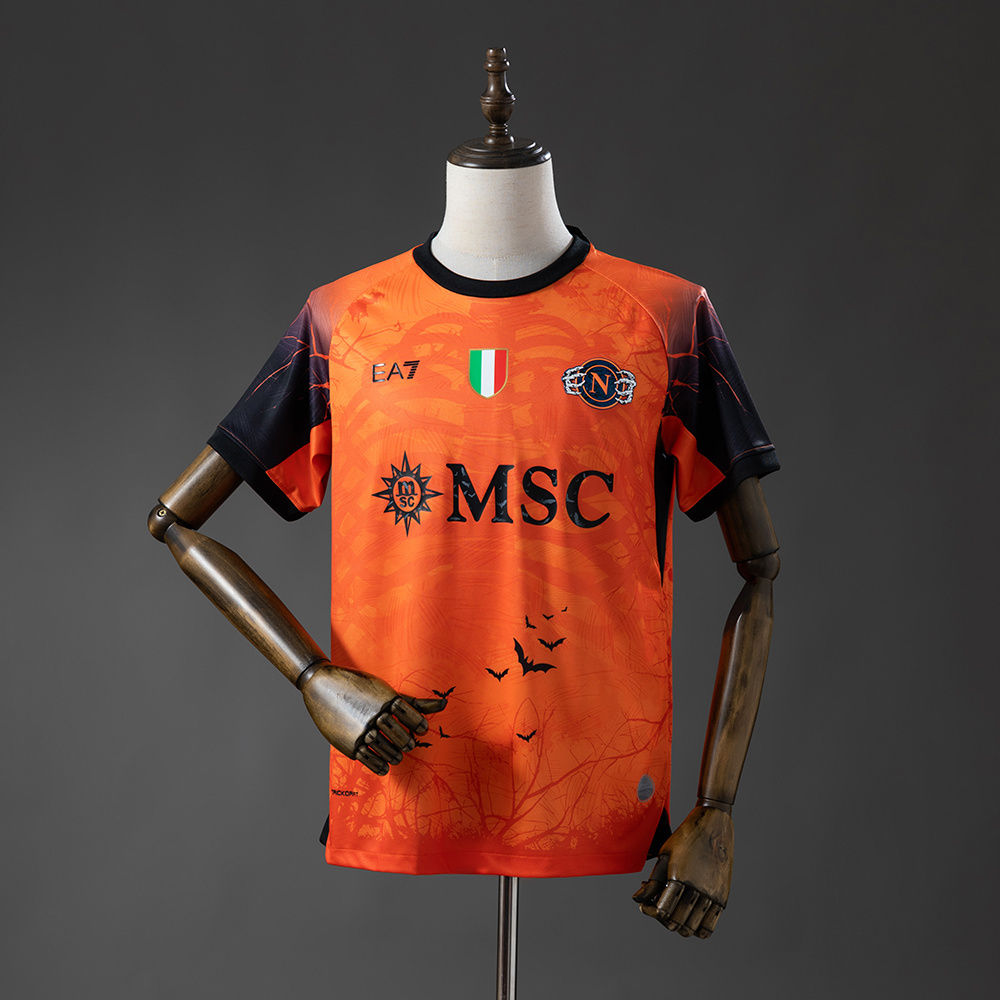 Maillot Naples 25/26 - Édition Halloween Orange