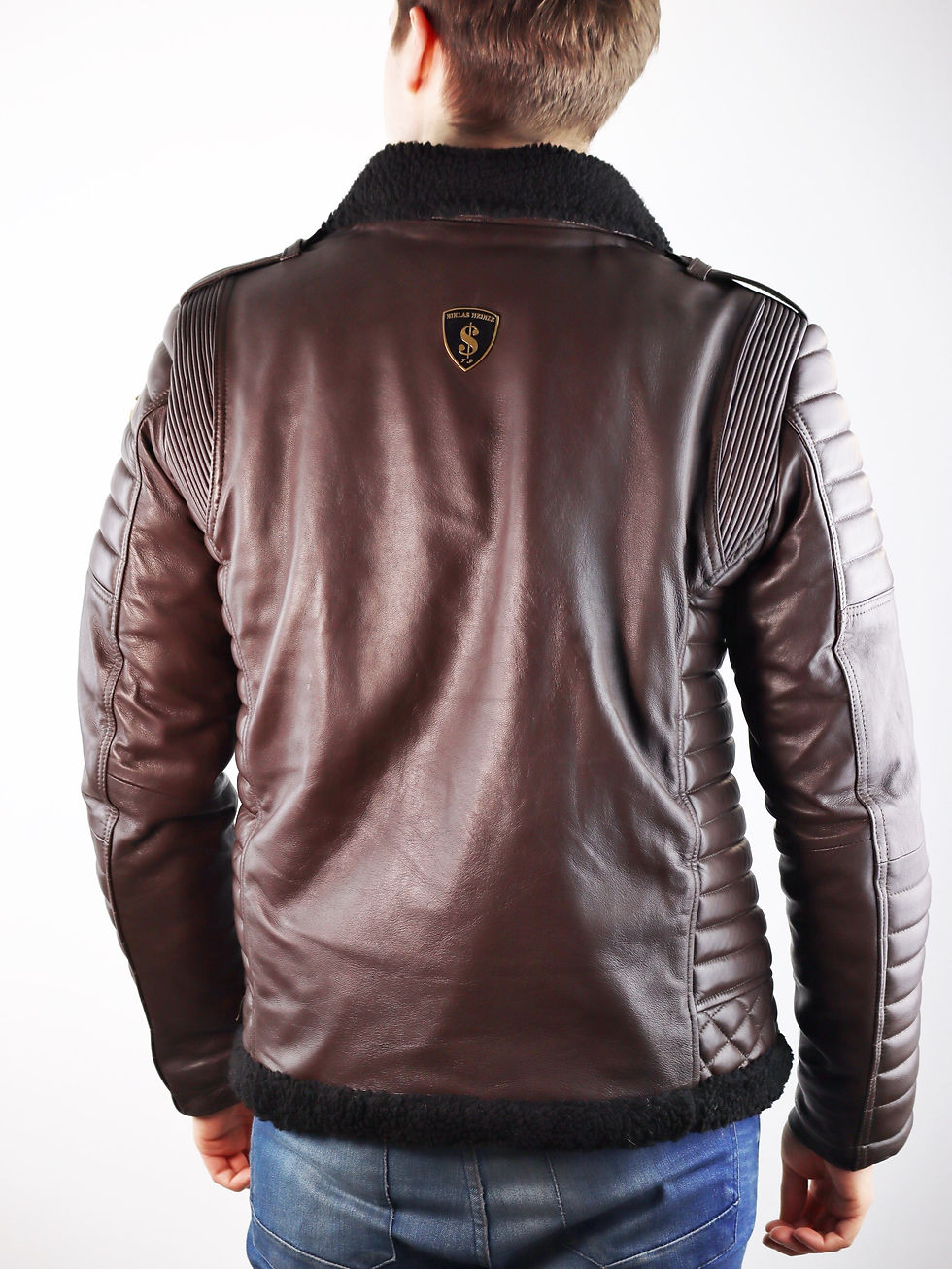 Thumbnail: Leren jack van Bridge