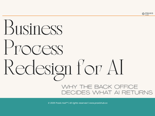 Business Process Redesign for AI: Why the Back Office Decides What AI Returns