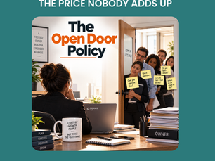 Open Door Policy Small Business Cost: The Price Nobody Adds Up