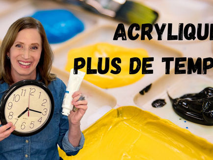 techniques simples pour garder l’acrylique de sécher