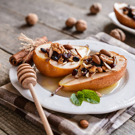 Baked Pears with Honey