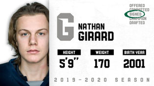 From Sherbrooke, Nathan Girard joins the roster