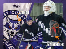 Allman, Mainberger Earn Atlantic Players of the Week for Wolves NCDC