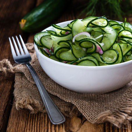 Cucumber & Red Onion salad