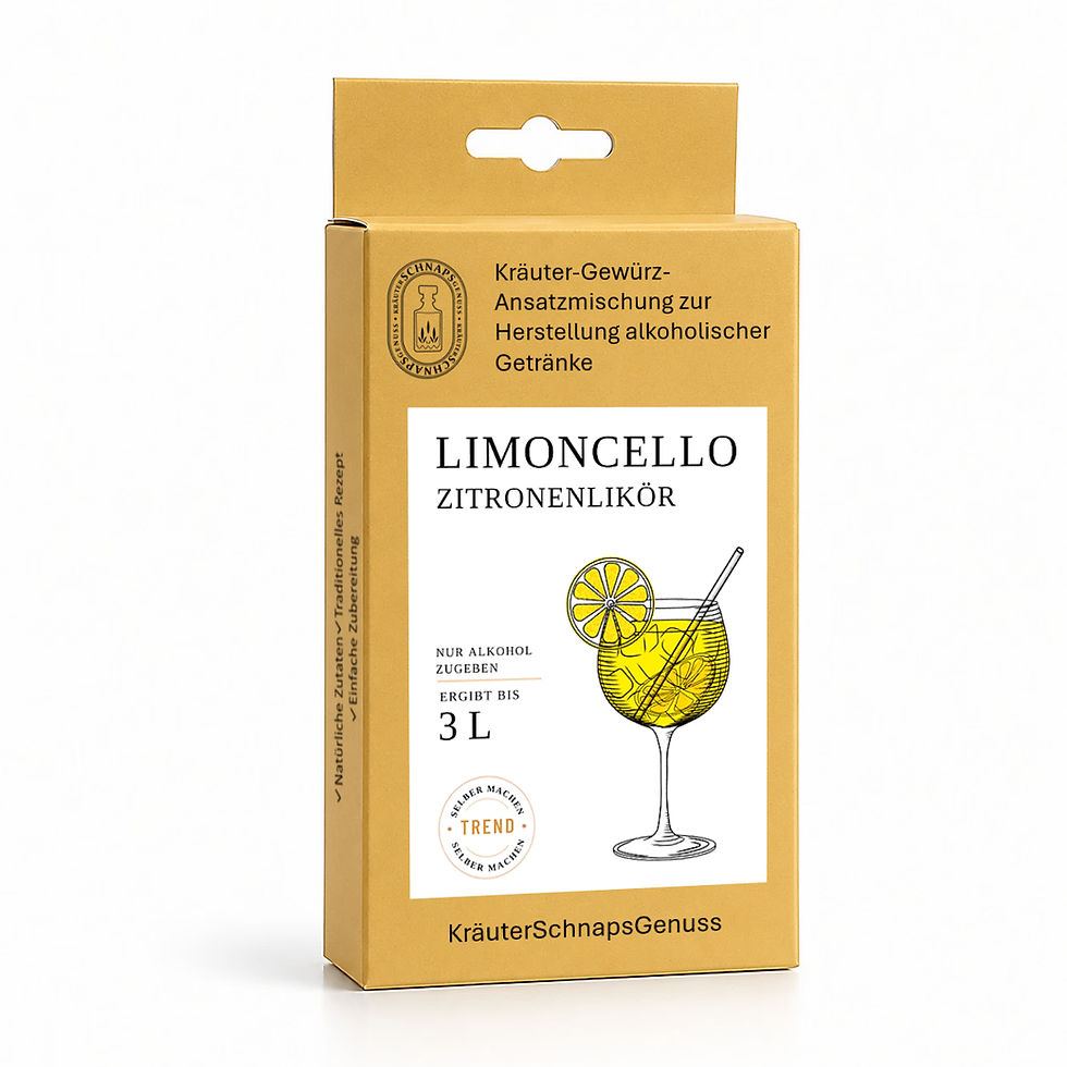 Limoncello selber machen | Ansatzmischung