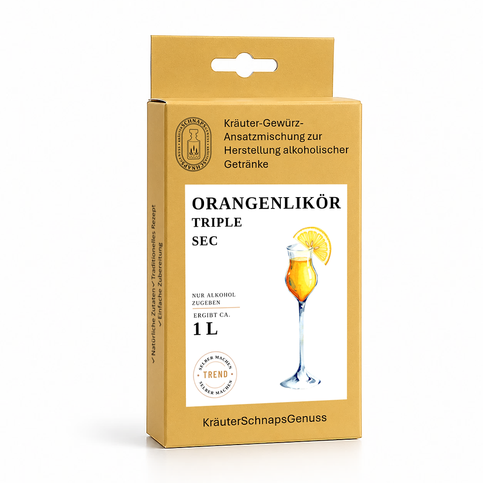 Likör Ansatzmischung – Orangenlikör triple sec | selber machen