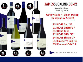 90 Pt Clean Sweep for Oatley Signature Series - James Suckling June 2019!