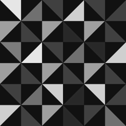Geometric Triangles Black