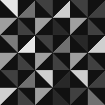 Geometric Triangles Black
