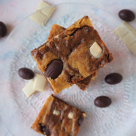 Vegaaniset kahden suklaan browniet