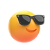 emotion _ emoticon, emoji, sticker, face, sunglasses, cool, style, right.png