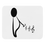 Thumbnail: Musix4me Mouse Pad (White)