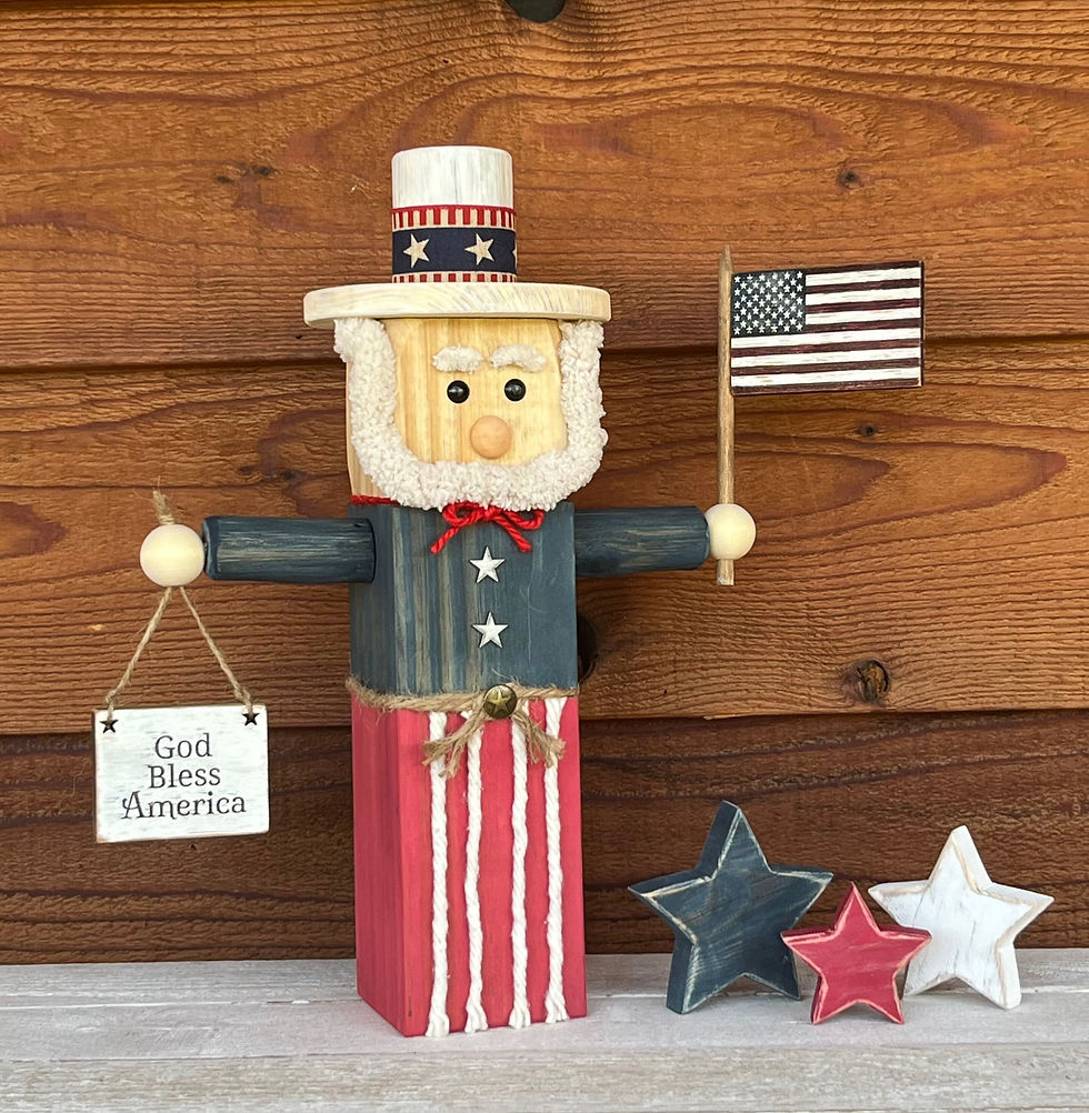 patriotic farmhouse decor