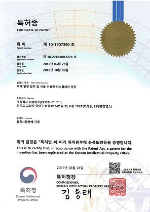 백색 발광 장치 및 이를 이용한 디스플레이 장치