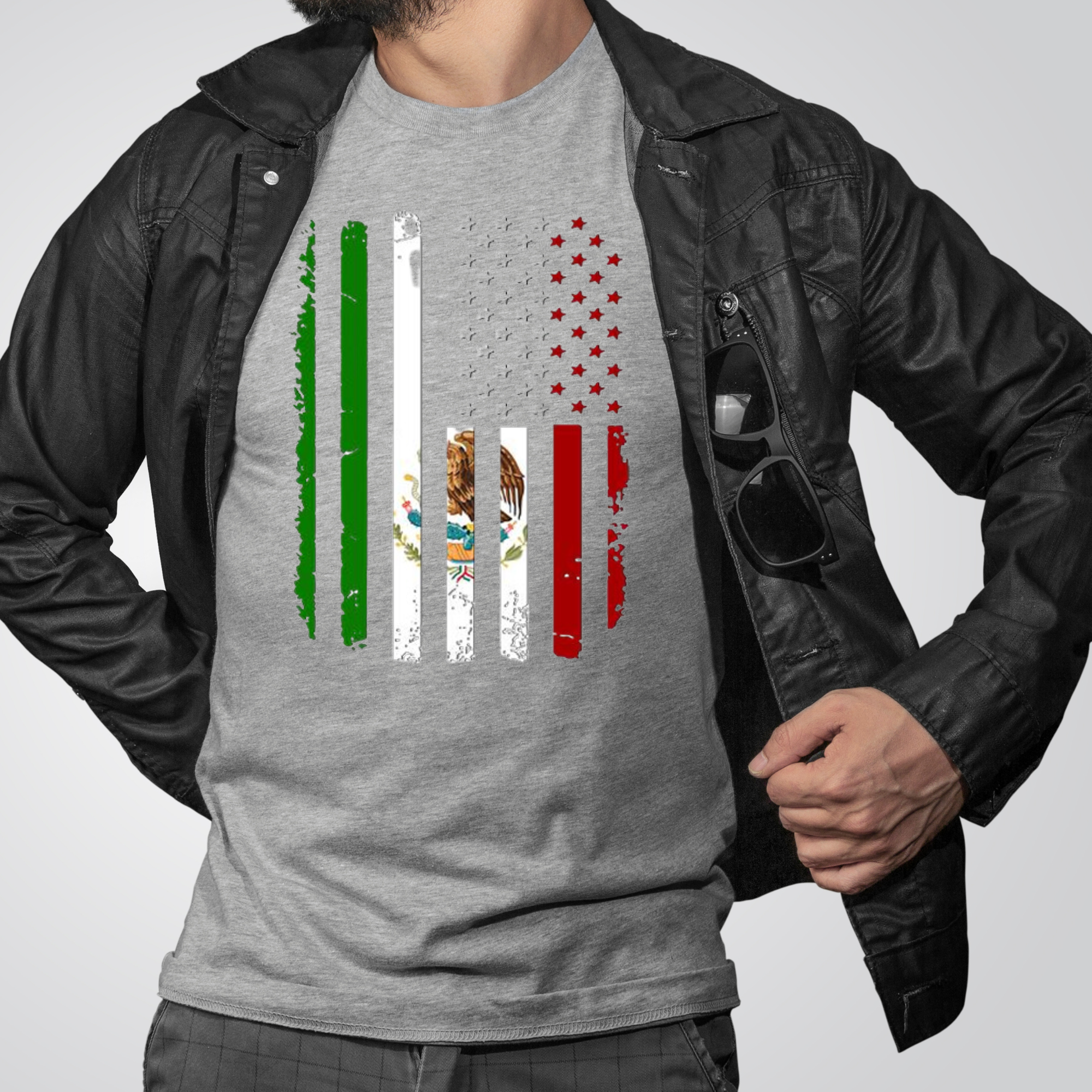 Mexican Flag - Short Sleeve T-shirt