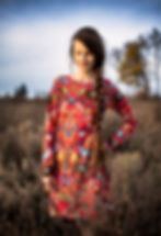 Tričkové šaty červené