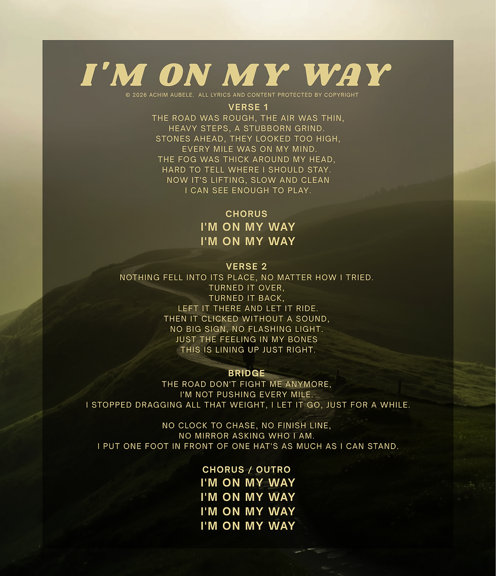 I´m on my way new-Lyrics.png