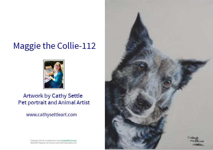 Thumbnail: Maggie the Collie greetings card