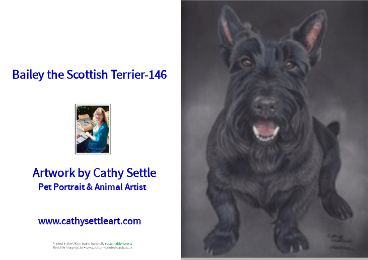 Thumbnail: Bailey the Scottish Terrier greetings card