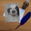 Thumbnail: Rex the Border Collie greetings card.