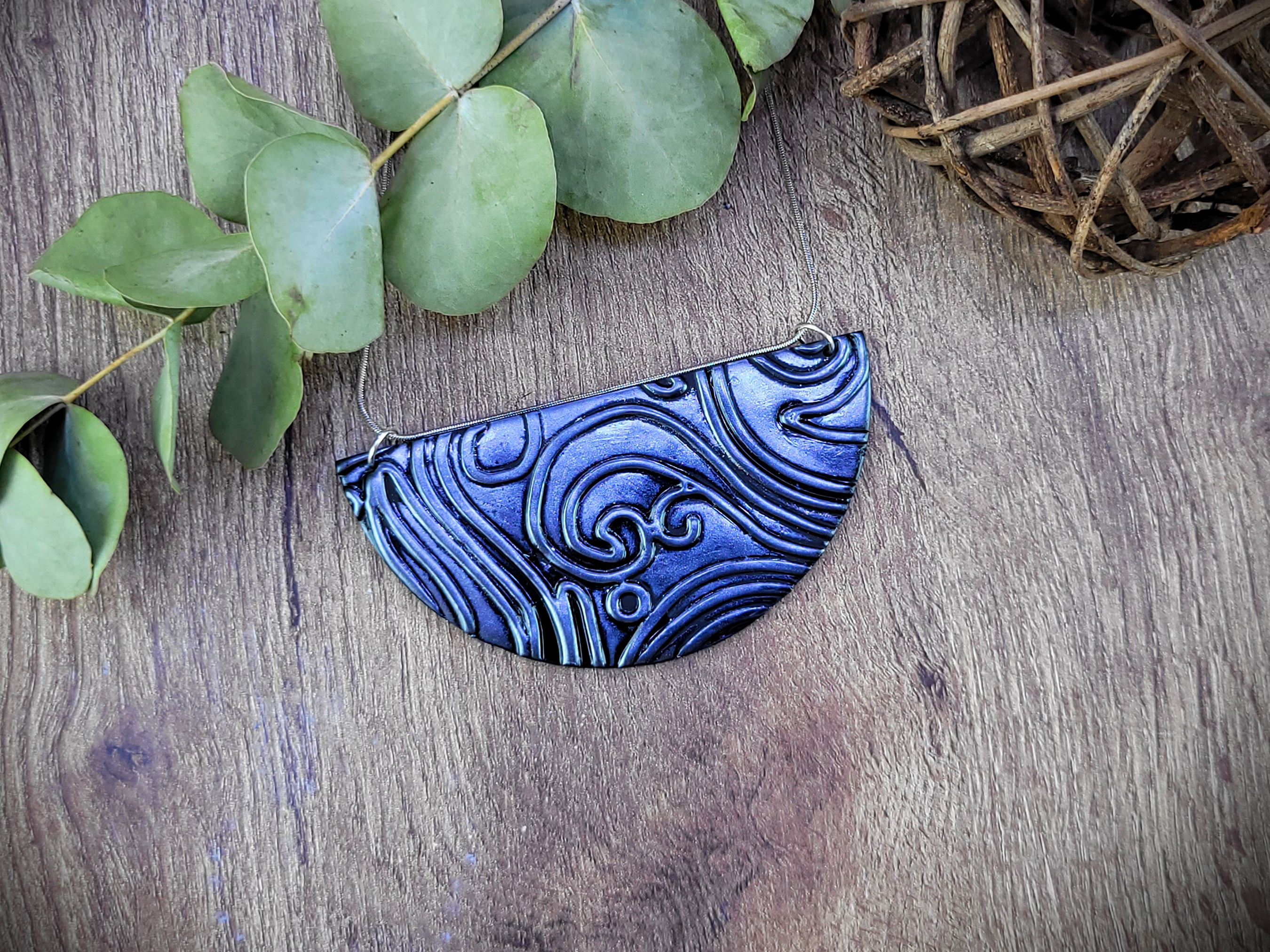 Polymer Clay Statement Necklace