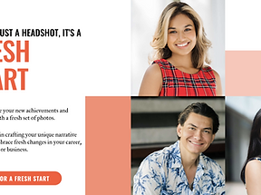 It's not just a headshot, it's a FRESH START!