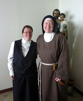 postulant and St. Joseph.JPG