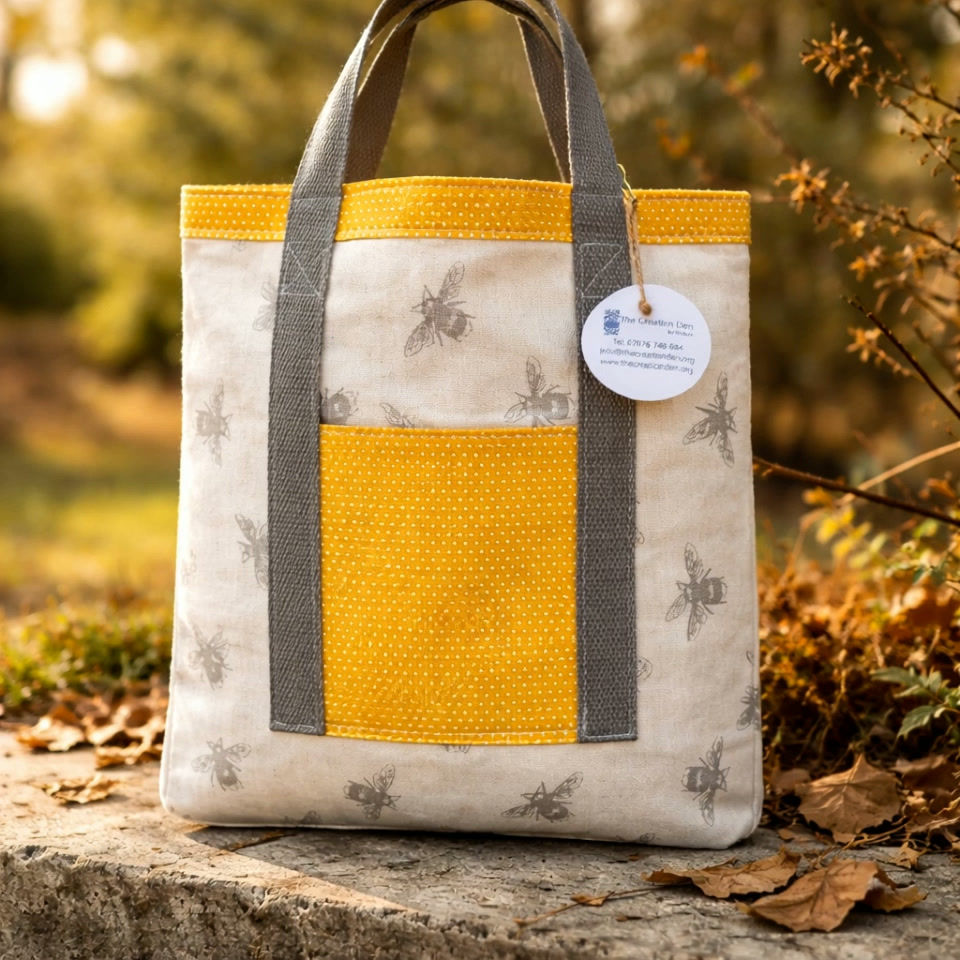Medium Tote - Honey Bees