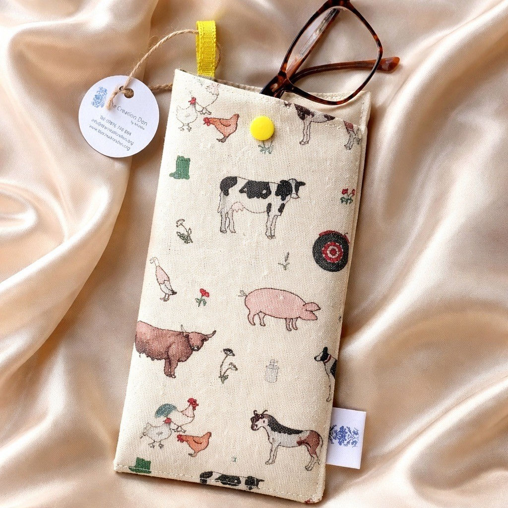 Glasses pouch - Farm Animals