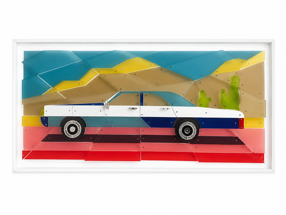 Miniature : Voiture colorée